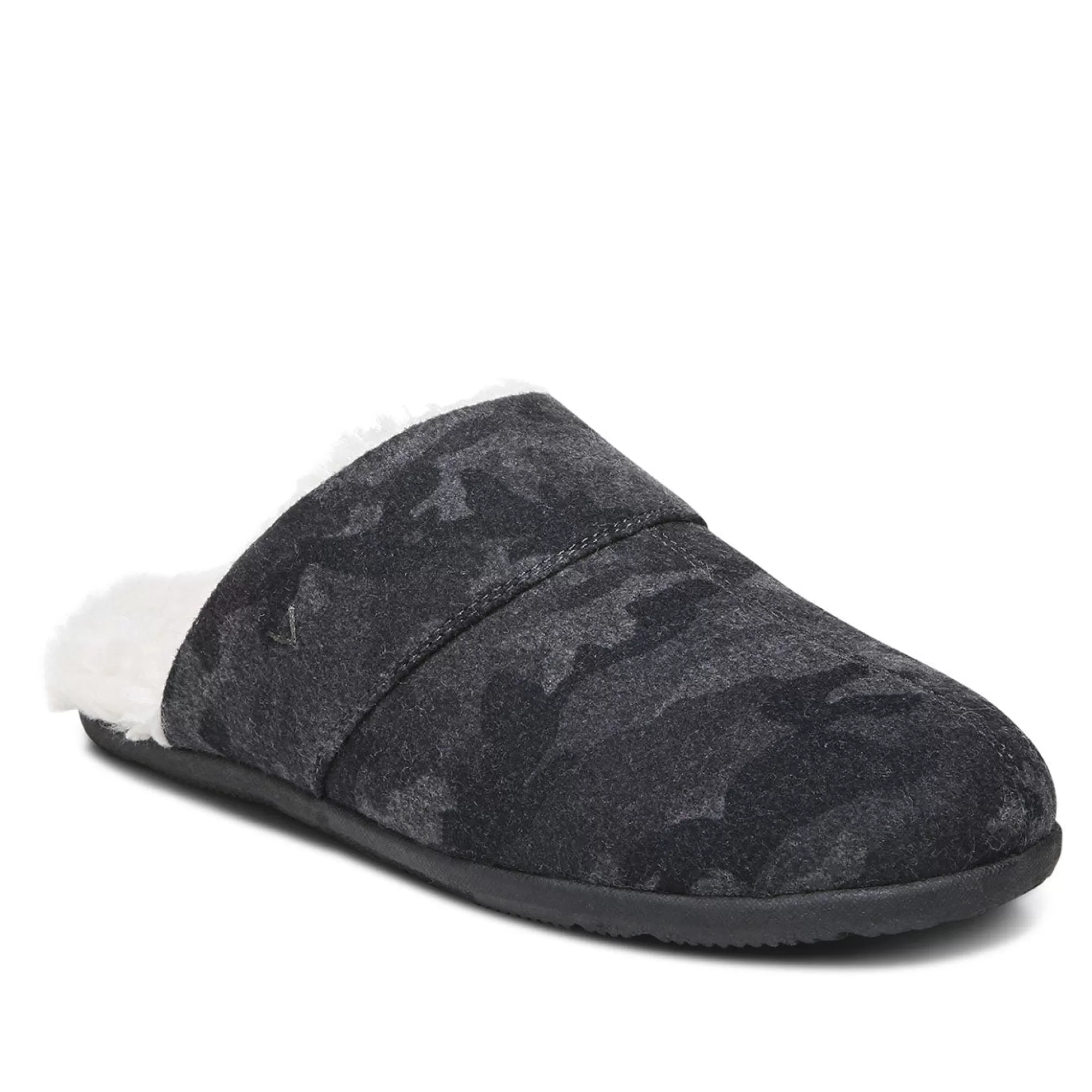 Online Vionic Alfons Mule Slipper Olive | Black | Charcoal | Dark Shadow