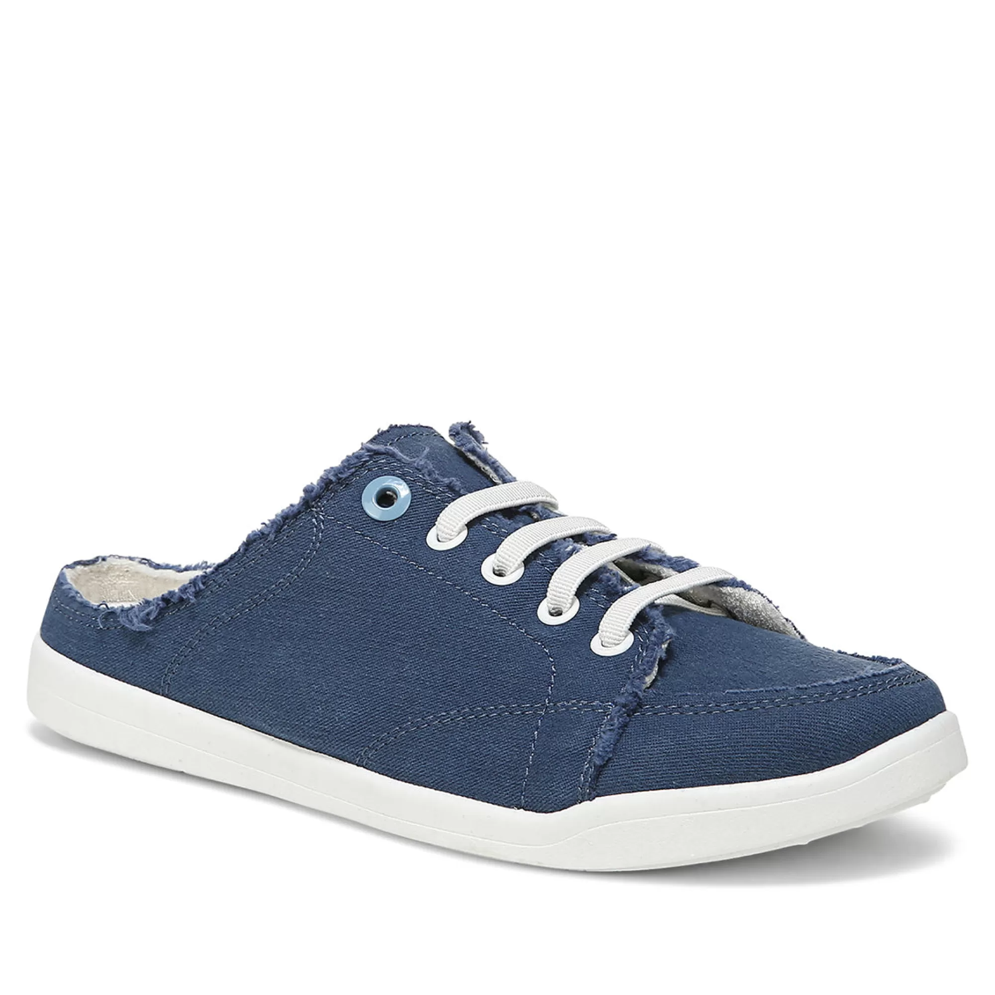 Fashion Vionic Beach Breeze Mule Sneaker White | Black | Dark Blue