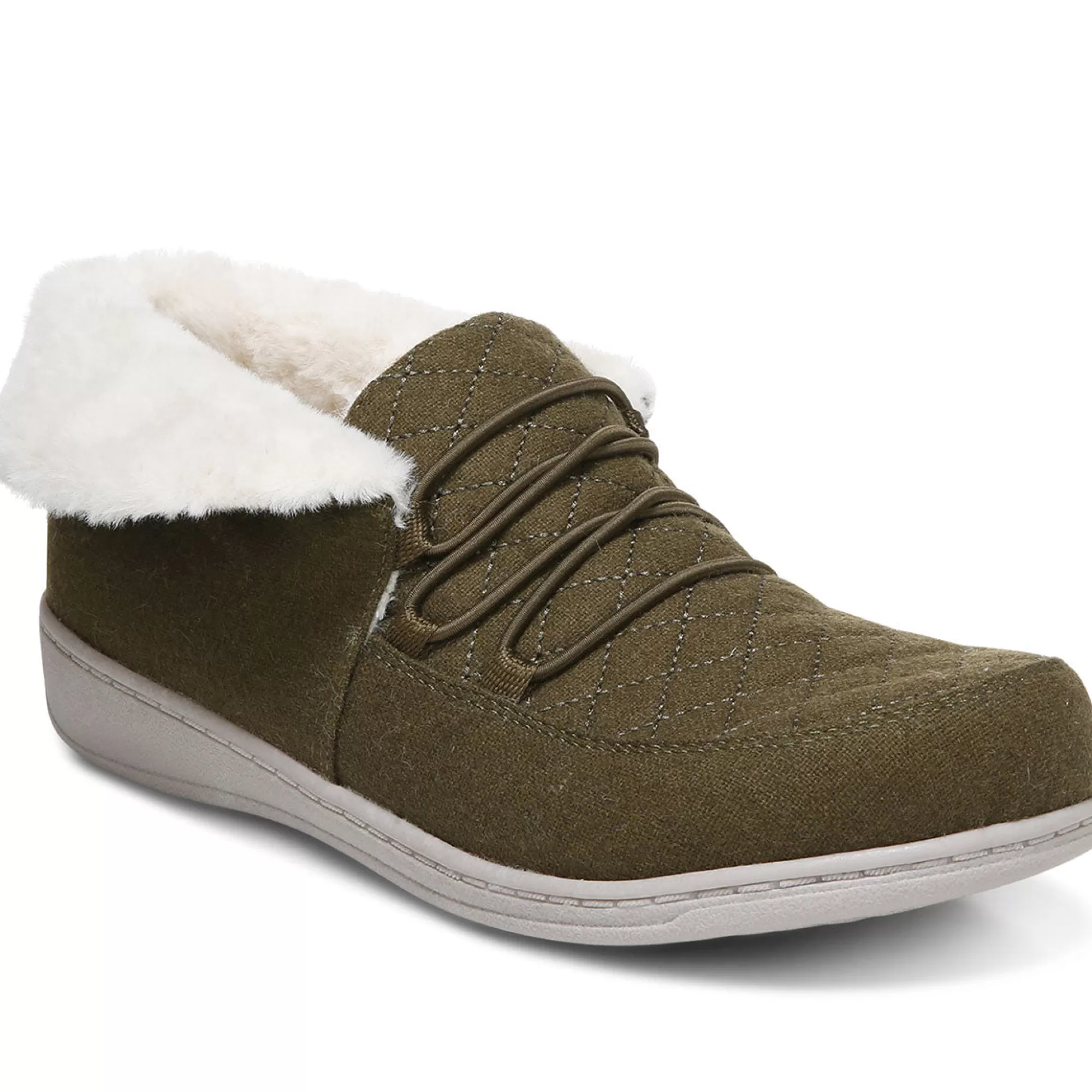 Clearance Vionic Believe Slipper Olive | Black | Mineral | Toffee