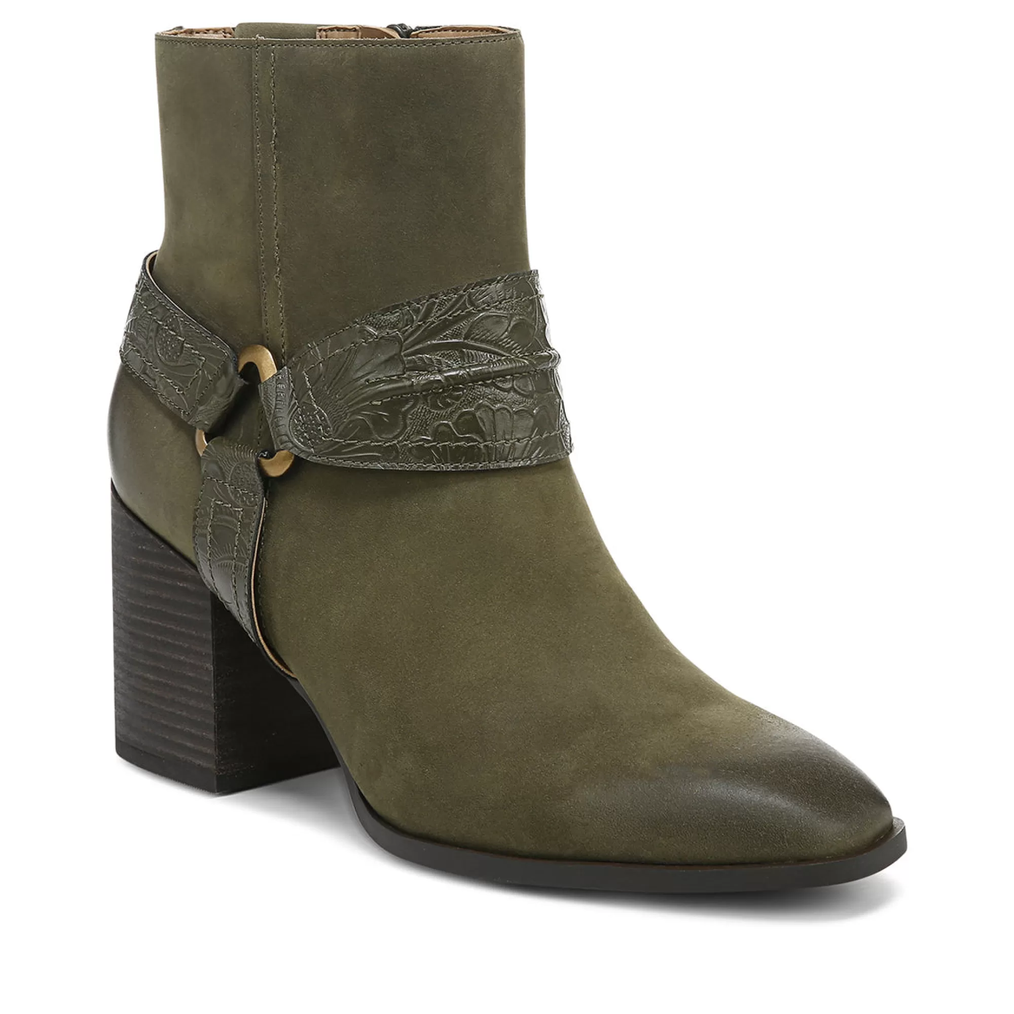 Flash Sale Vionic Carnelia Bootie Olive | Black | Cream