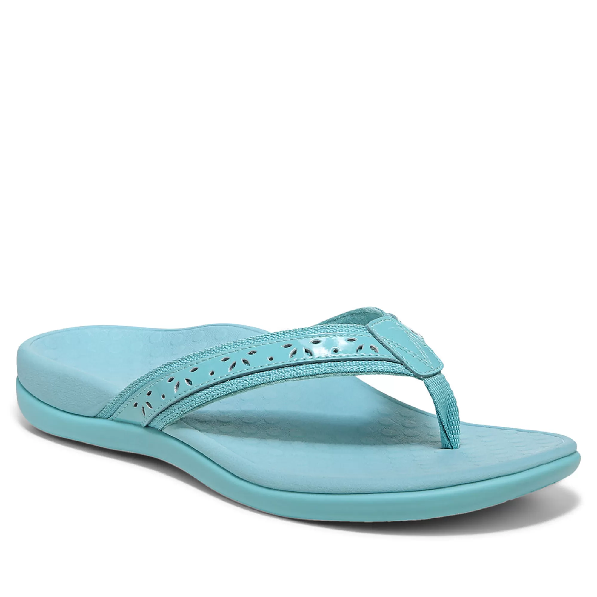 Hot Vionic Casandra Toe Post Sandal Iii Aqua | Shell Pink | Vapor