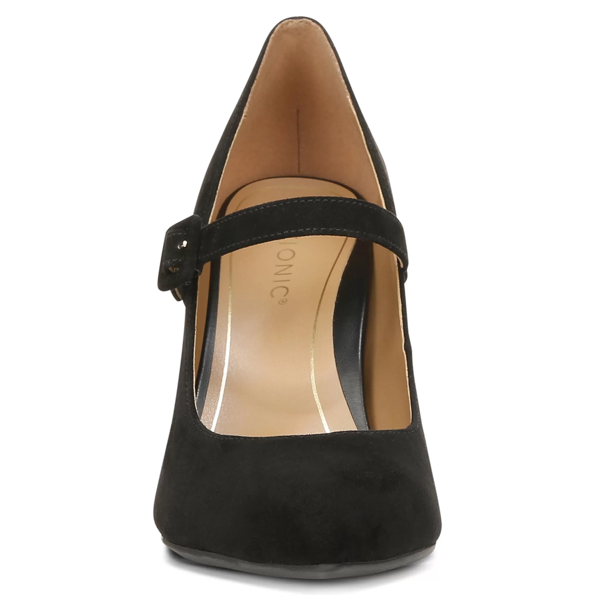 Store Vionic Collette Mary Jane Heel Black Suede