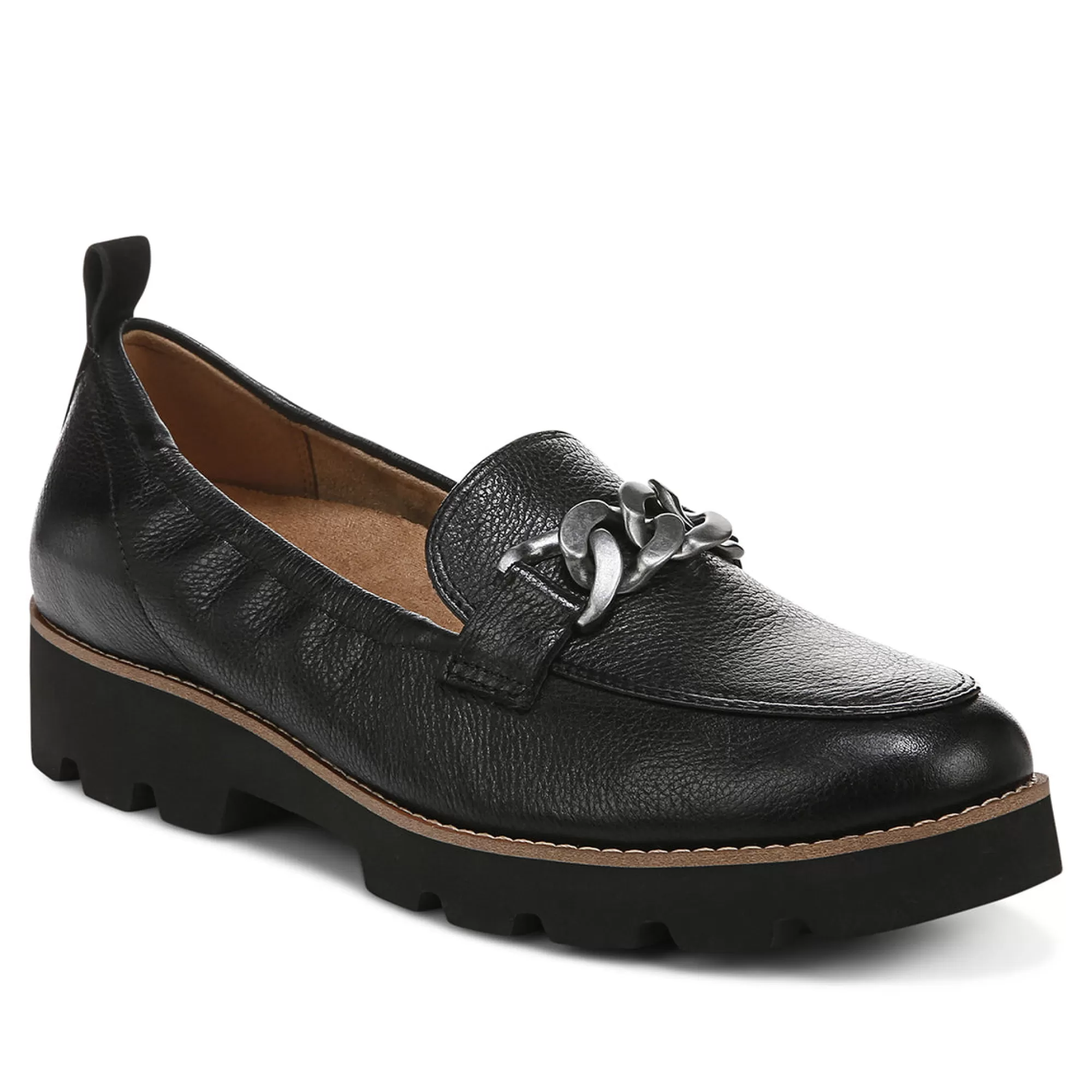 Cheap Vionic Cynthia Loafer Black Metal | Cream