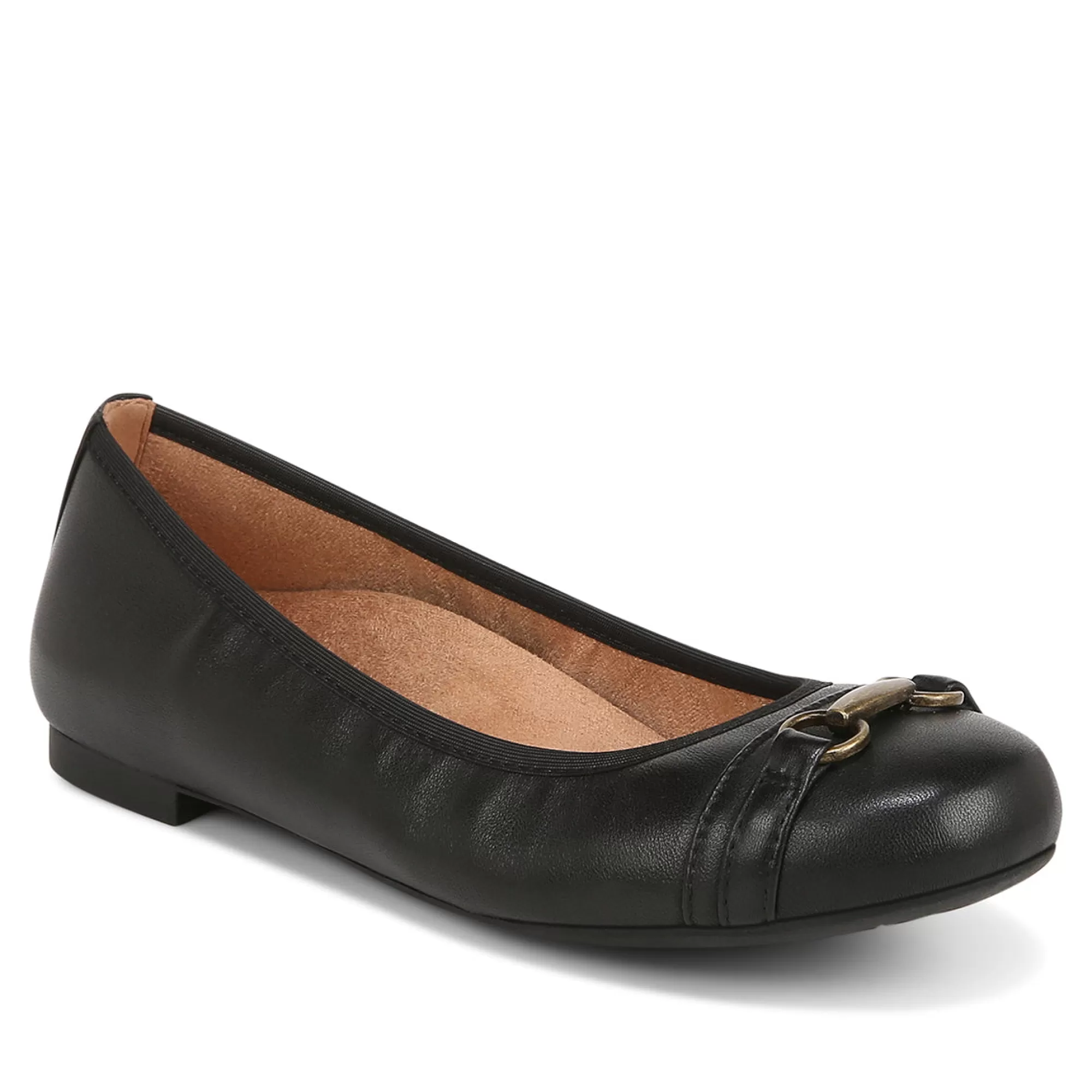 Cheap Vionic Delanie Flat Black | Chocolate | Cream