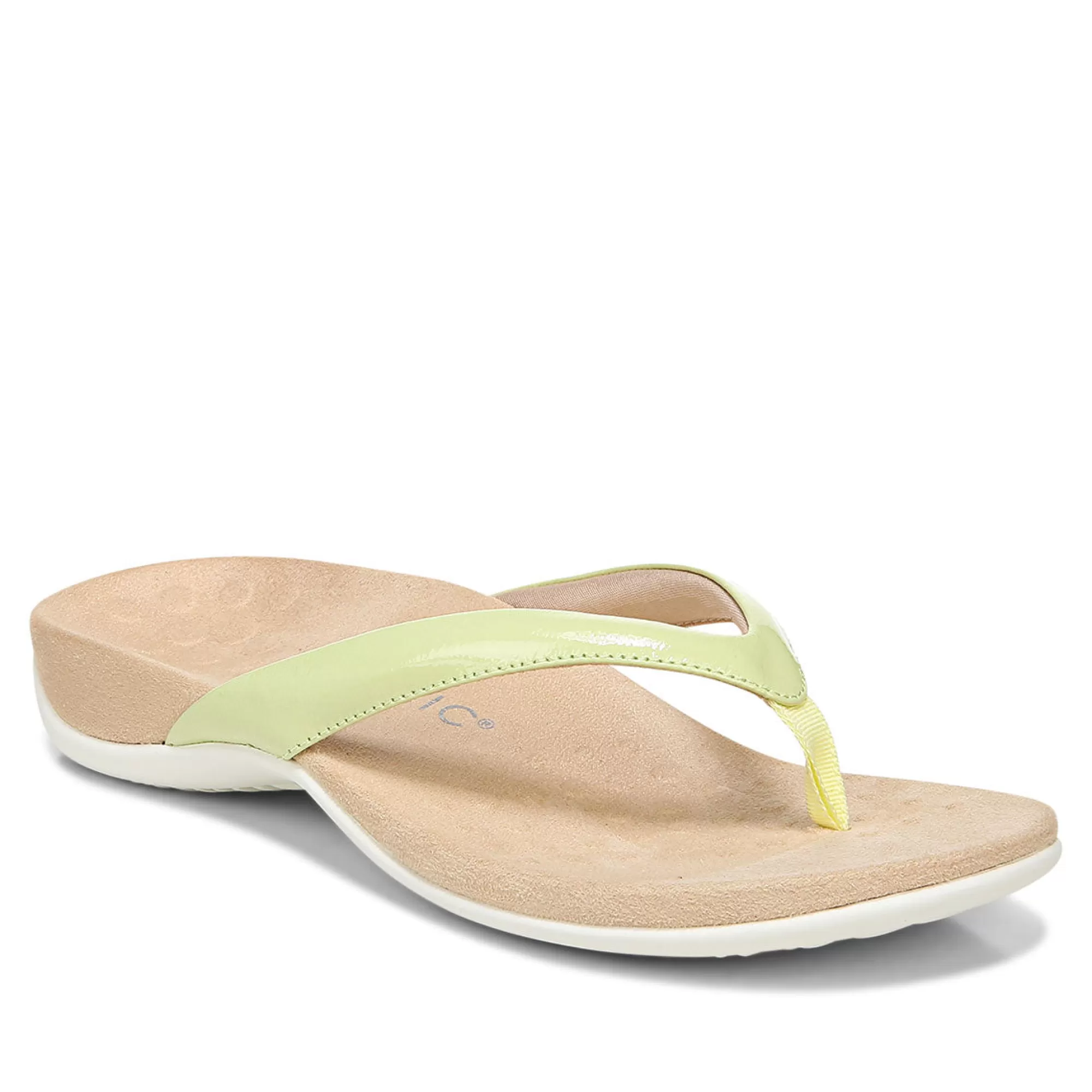 Online Vionic Dillon Toe Post Sandal Ii Gold | Lake Blue | Pale Lime | Peony Patent