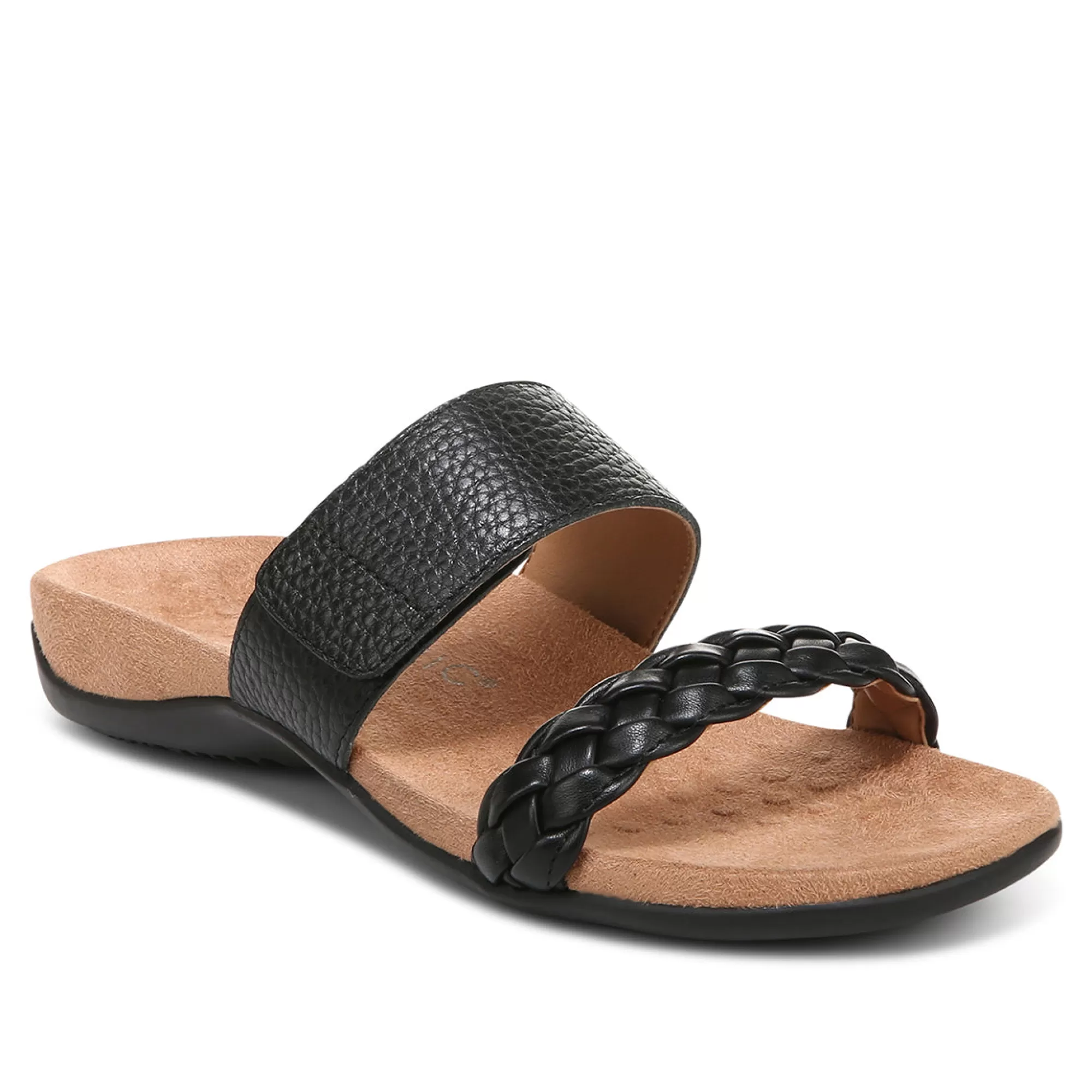 Sale Vionic Jeanne Slide Sandal Black | Cream | Gold | Roze