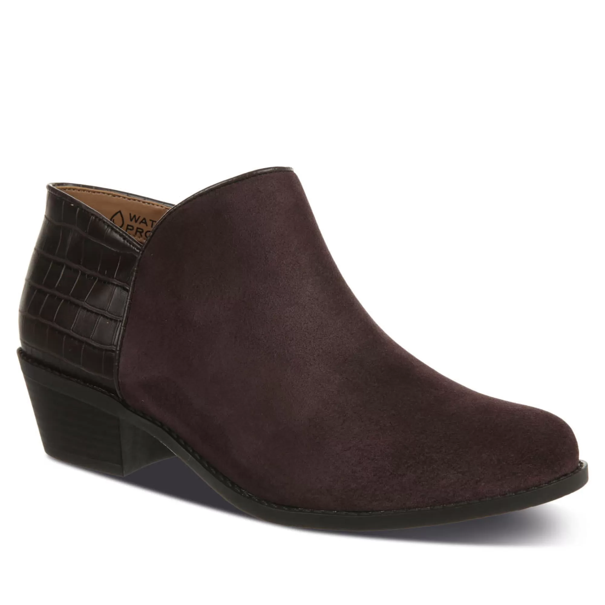 Store Vionic Marissa Ankle Bootie (Wide) Black | Chocolate | Olive