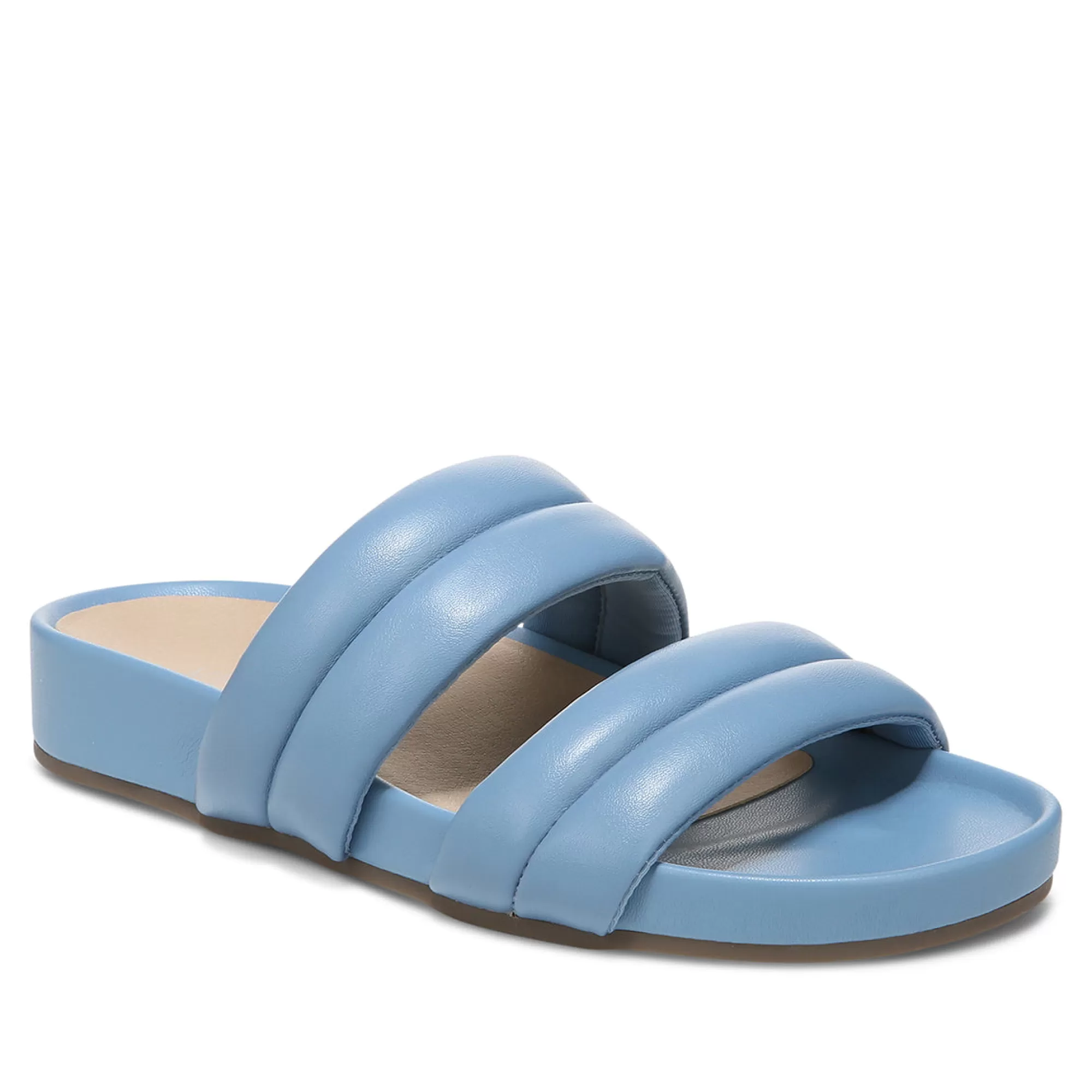 Sale Vionic Mayla Slide Sandal Blue Shadow | Black | Cream