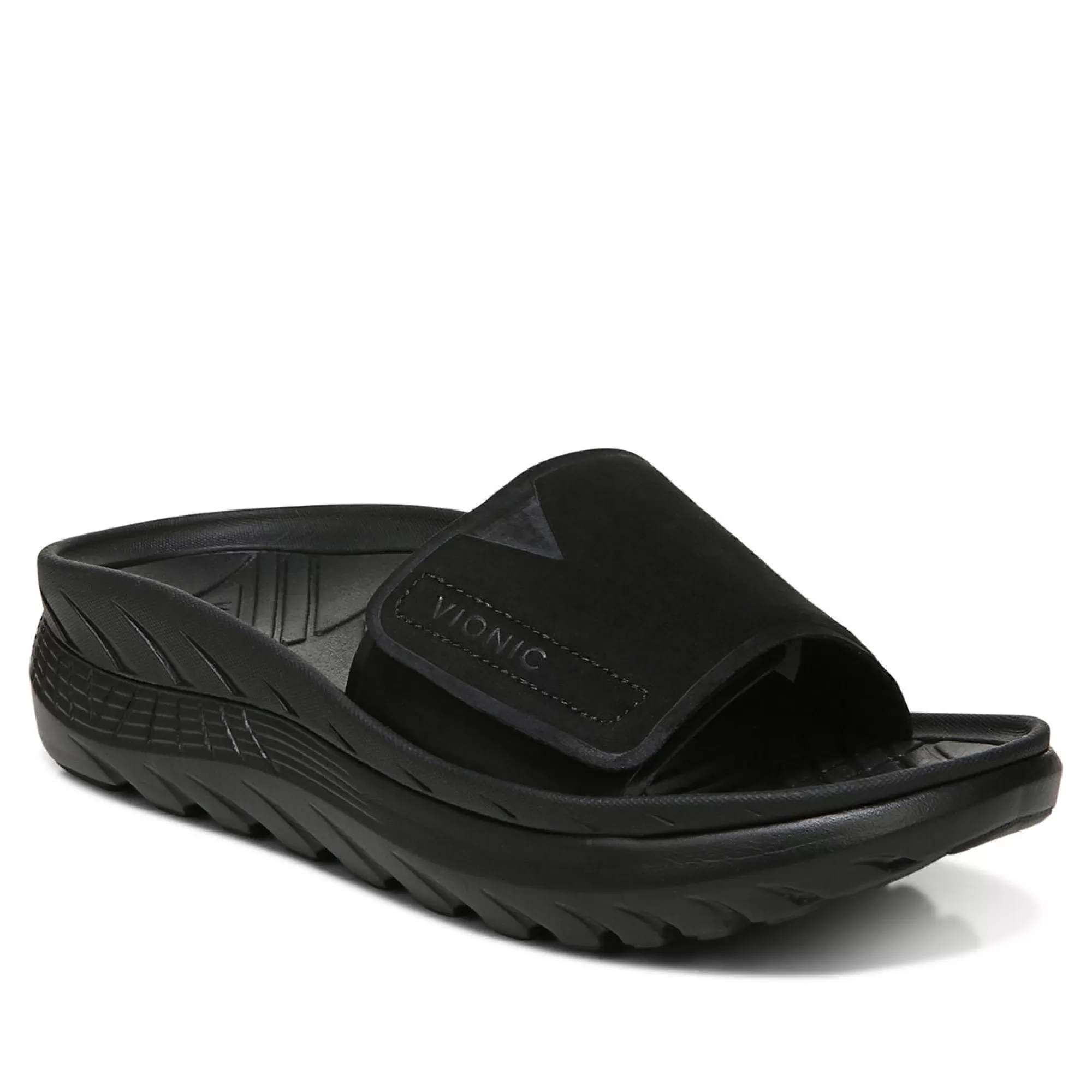 Cheap Vionic Men'S Rejuvenate Recovery Sandal Black/Black | Charcoal/Vapor | Navy