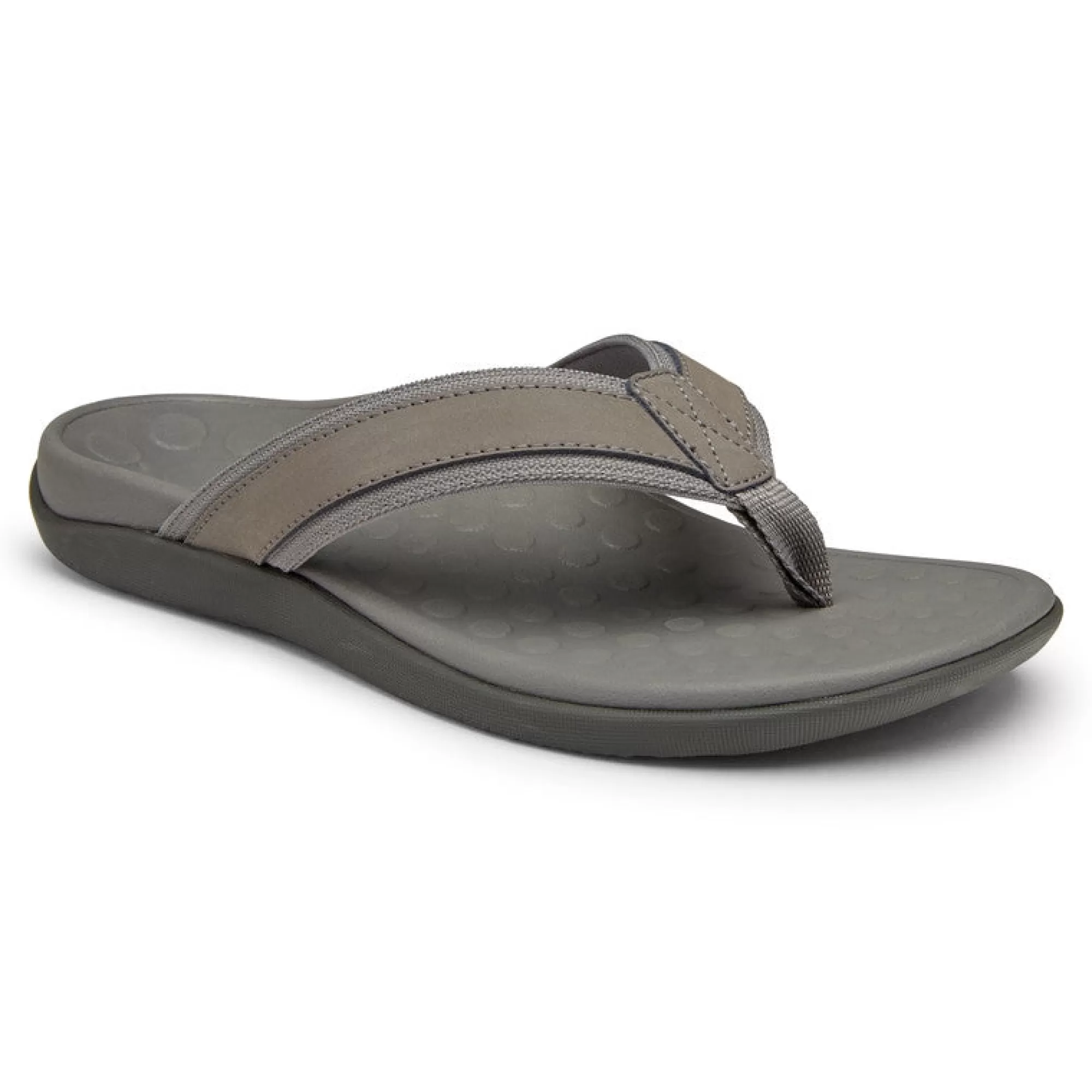 Best Vionic Men'S Tide Toe Post Sandal Black | Brown | Charcoal | Navy