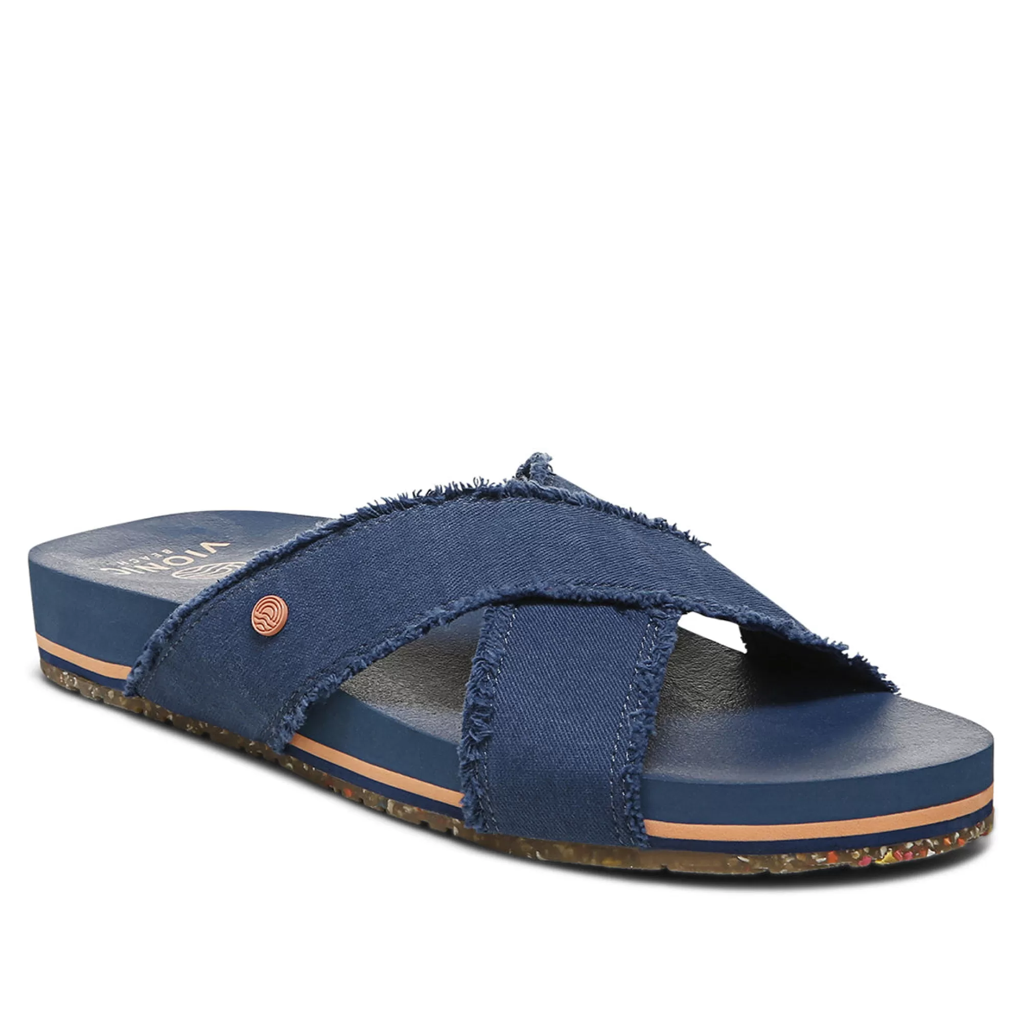 Sale Vionic Panama Sandal Black | Navy | Pale Lime | Poppy