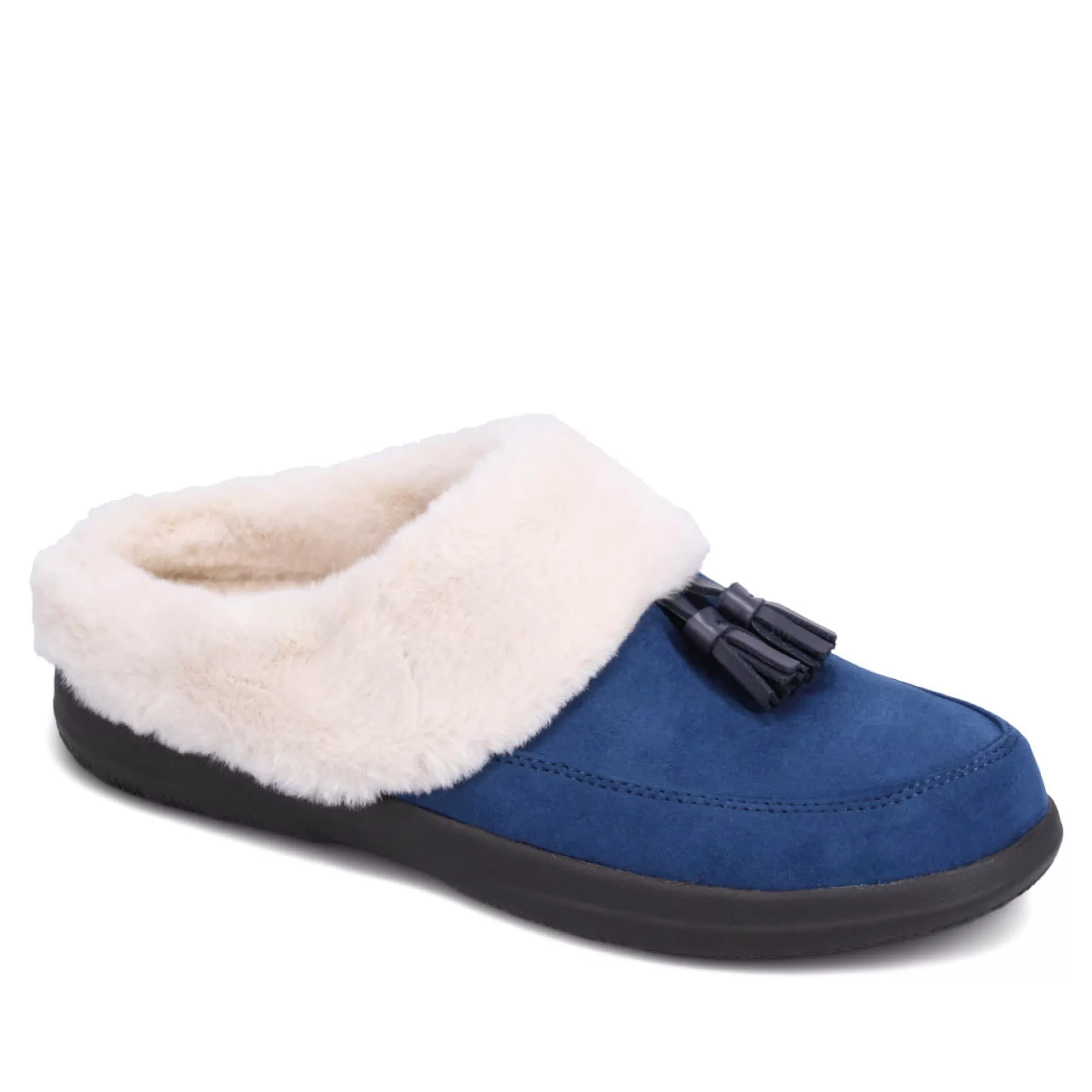 Cheap Vionic Perrin Slipper Black | Dark Blue | Leopard Natural