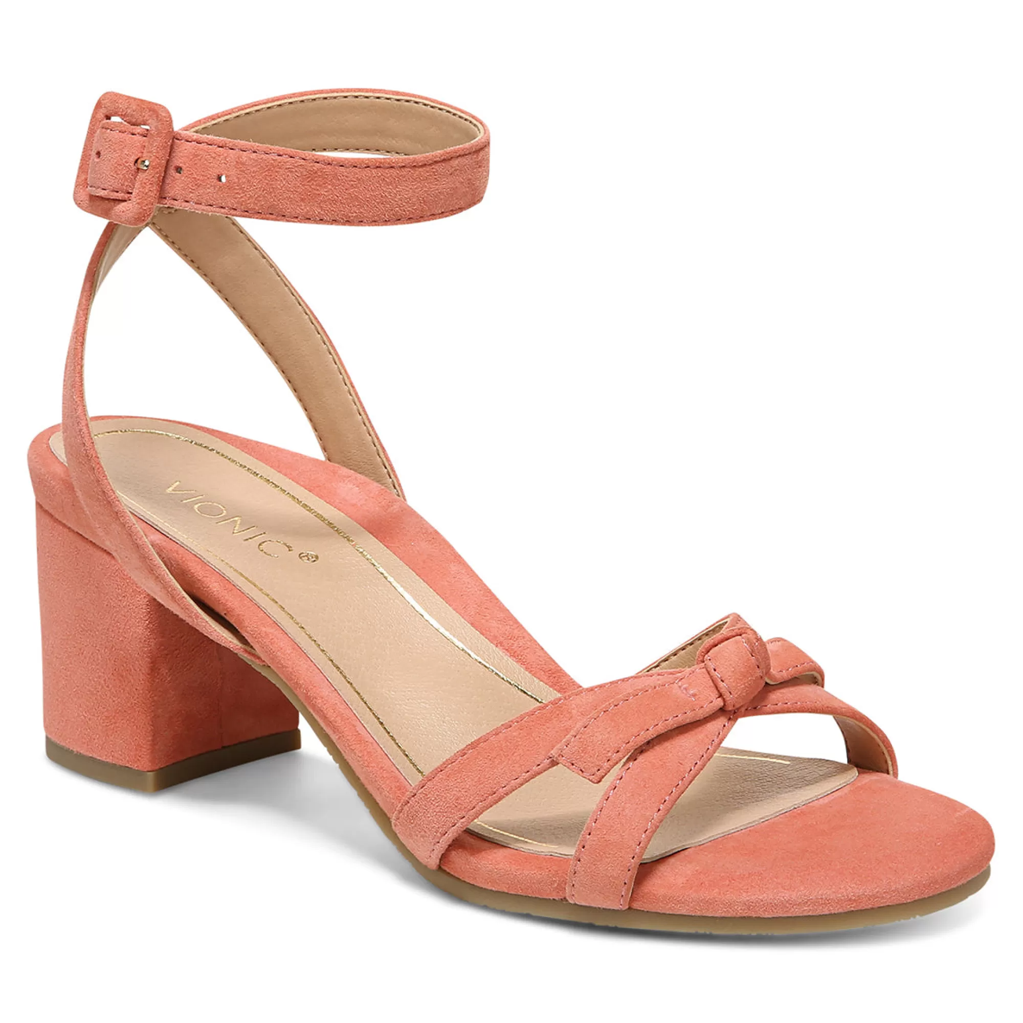 Outlet Vionic Rosabel Heeled Sandal Terracotta | Black | Wheat