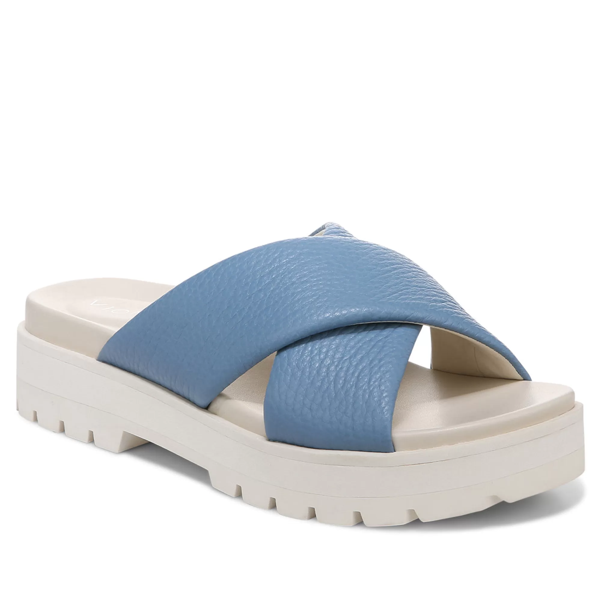 Outlet Vionic Vesta Platform Lug Sandal Blue Shadow | Cream | Macaroon | Pale Lime